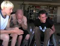 Jackass meets Murderball