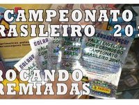 Trocando as figurinhas Premiadas do Brasileirão 2014 álbum cromos Campeonato Brasileiro Panini