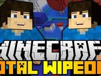 MINECRAFT TOTAL WIPEOUT MAP! WHICH WAY DO I GO?