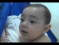 Bebê rindo,na rede!