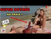 Homem do Pau Grande Assusta Mulherada na Praia(Morra de RIR)  2013