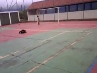 Minha primeira partida de futebol