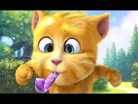 Gatinho Falante Ginger Muito Engraçado e Divertido ☃ Desenhos Animados