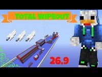 Minecraft Parkour Map -- Total Wipeout -- 26,9 sec