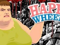 Happy Wheels moedores de carne e cacos perfuradores.