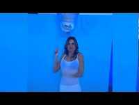 Luciana Gimenez entra no Desafio do Balde de Gelo   Balde de água gelada