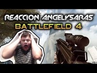 Reaccion angelysaras y elyas (moroman) | Battlefield 4 Gameplay Trailer E3 - [PARODIA]