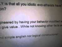 Some Epic Evoatheist Fails (Law of Presumptive Dumbfuckery)