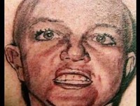 FÃS : TATUAGENS  em homenagem aos ÍDOLOS !!!