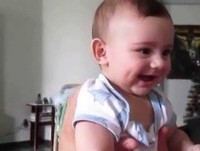 Risada engraçada de bebe melhor 2015