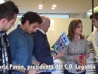 Presentación colección oficial de cromos CD Leganes