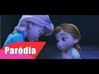 Frozen Você Quer Brincar na Neve? (Paródia/Redublagem)