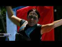 Kärleksfull dansk mamma i wipeout!