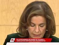 LA ALCALDESA ANA BOTELLA PROHÍBE LAS MACROFIESTAS EN MADRID