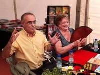 Helena Sacadura Cabral e Mário Zambujal na Feira do Livro em Tomar