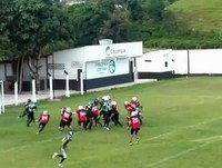 Antares x Serra - Campeonato Capixaba de Futebol Americano 2012