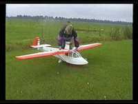 Funny start  modelairplane glider  KA4