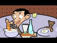 Mr.Bean Cartoon - Sofa dinner with Teddy Full Episode