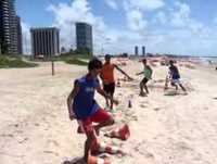 Denô De Olho no Futuro. Treino de Futebol