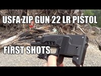 First Shots: USFA Zip Gun 22 LR Pistol (epic fail)