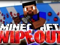 Minecraft Wipeout - TOTAL WIPEOUT CHALLENGE with Vikkstar (Minecraft Parkour Challenge)