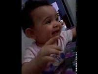 bebe engraçado risadas da Gabriela kkkk