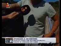 Apanhado a 230 KM/H