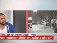 Magnus Betnér: "Humor kan vara en ventil vid kris" - Nyheterna (TV4)