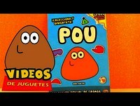 Pou album de cromos y juegos videos de juguetes