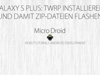 [GT-I9001] TWRP installieren & ZIP-Dateien flashen [HD]