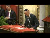 During Lautenberg eulogy, Biden draws on humor to comfort