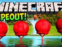 Minecraft Wipeout - TOTAL WIPEOUT (PARKOUR CHALLENGE)! - Minecraft w/ Ali-A!