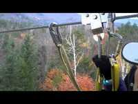 Zip Lining Alpine Adventures Lincoln, NH 2012