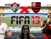 Jogo lindo, goleada Fla x Flu - FIFA 13 - Futebol é comigo