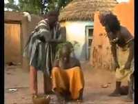 Tratamento para enxaqueca .... em África ..... é de chorar de rir !!!!!