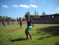 Futebol entre amigos no meu aniversário de 18 anos