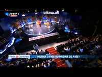 Reacção da plateia no programa Prós e Contras