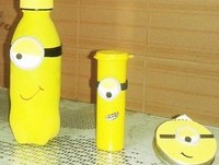 Como Fazer Lembrancinha de Tubo Personalizado dos Minions TUTORIAL