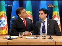 "No Gabinete de ... Comunicação de Passos e Gaspar" - Estado de GRAÇA