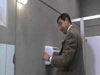 Mr Bean na Casa de Banho