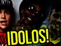 NOSSOS ÍDOLOS - SKY WARS C/ Afreim e Aruan ( Minecraft )